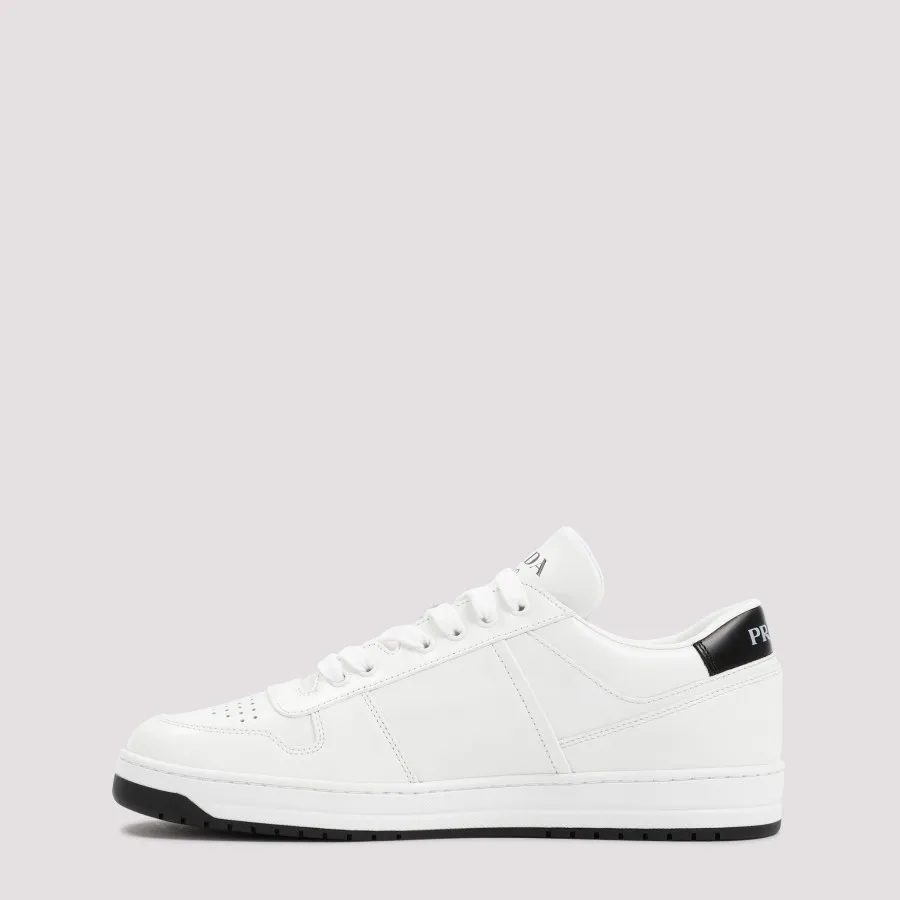 Prada Downtown leather sneakers - F0964 WHITE