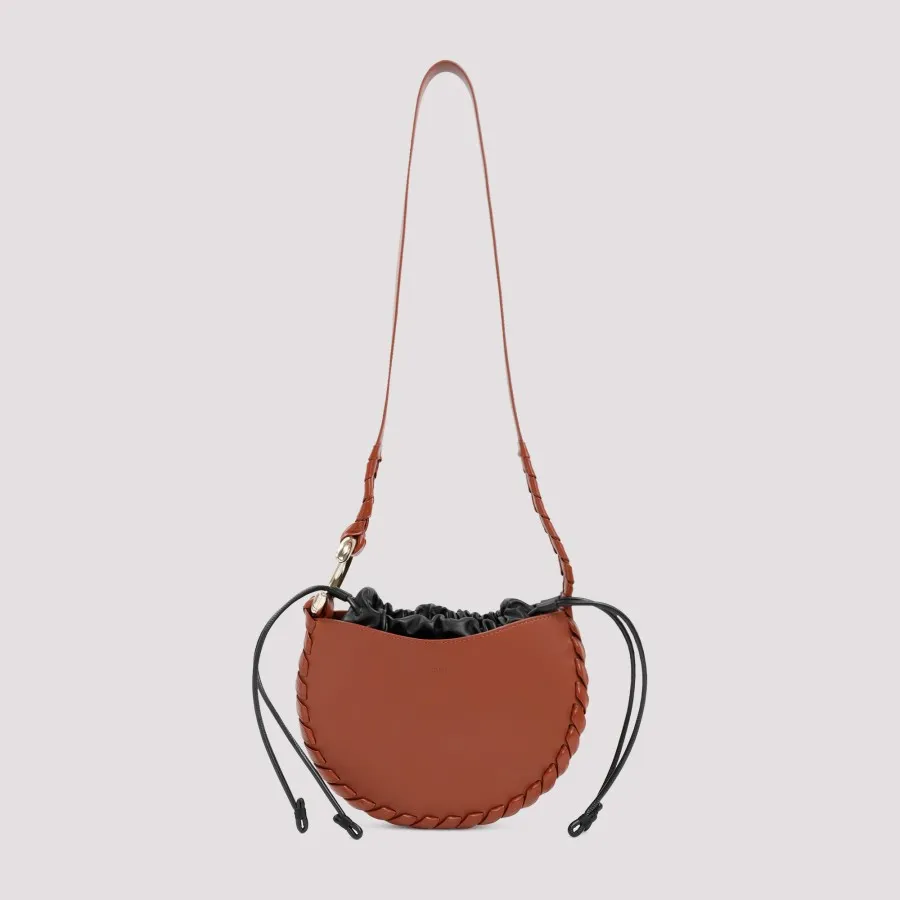 Chloé Mate small nude hobo bag CHC22AS571H95-27S SEPIA BROWN | IlDuomo