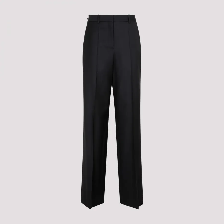 Loewe Tailored trousers in wool twill S540Y04XD1-1100 BLACK