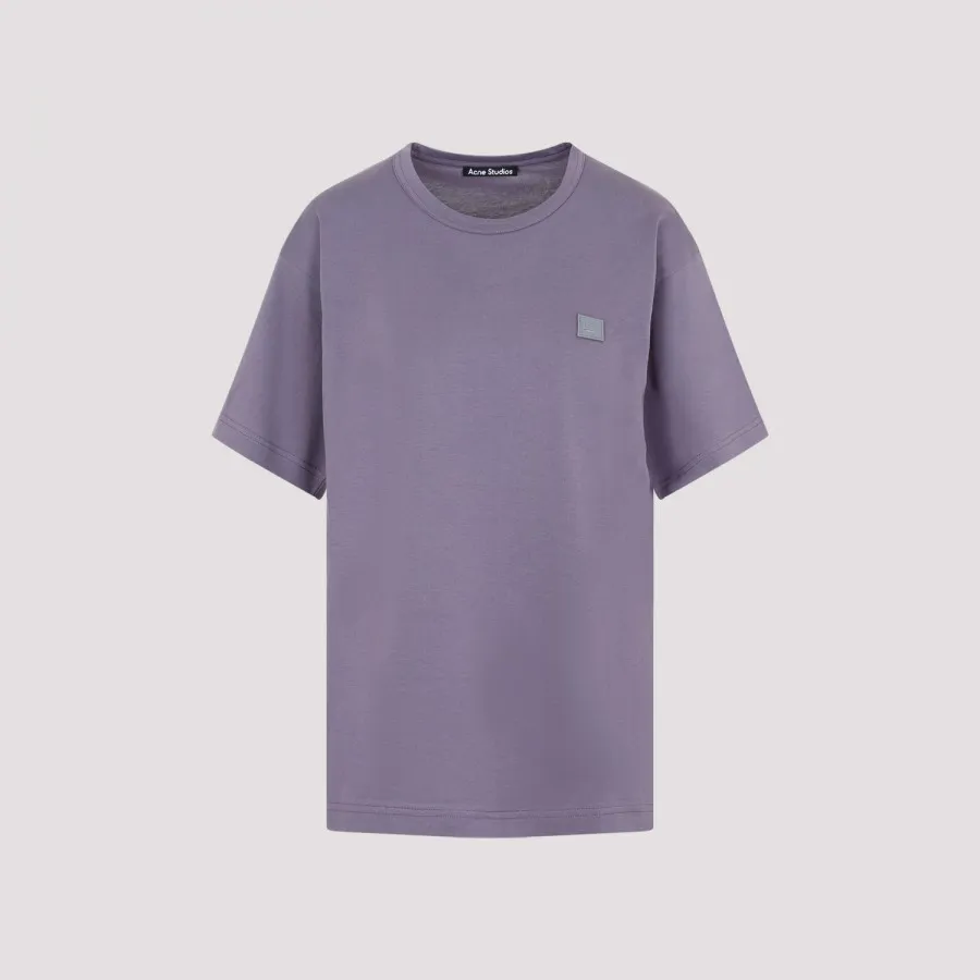 Acne Studios Cotton T-Shirt CL0205W-CUE FADED PURPLE | IlDuomo