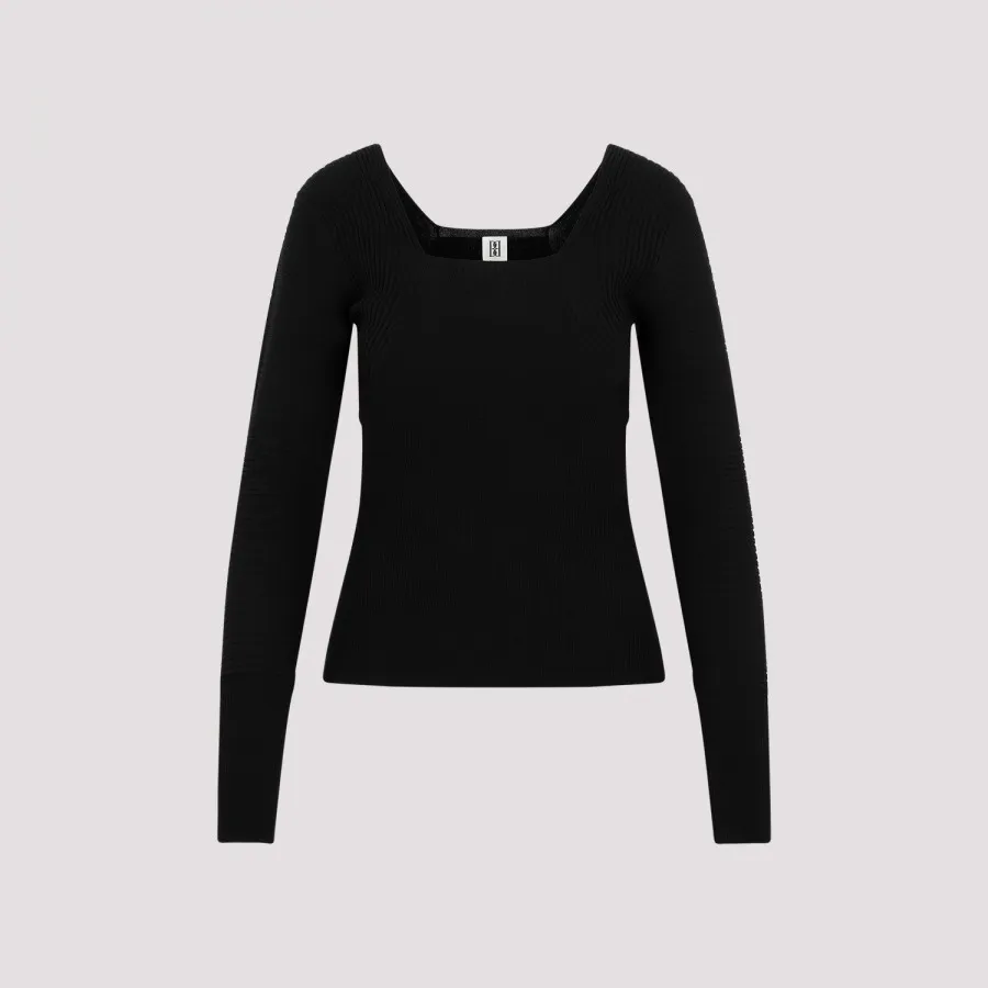 By Malene Birger Laril Pullover Q71797003 050 BLACK IlDuomo