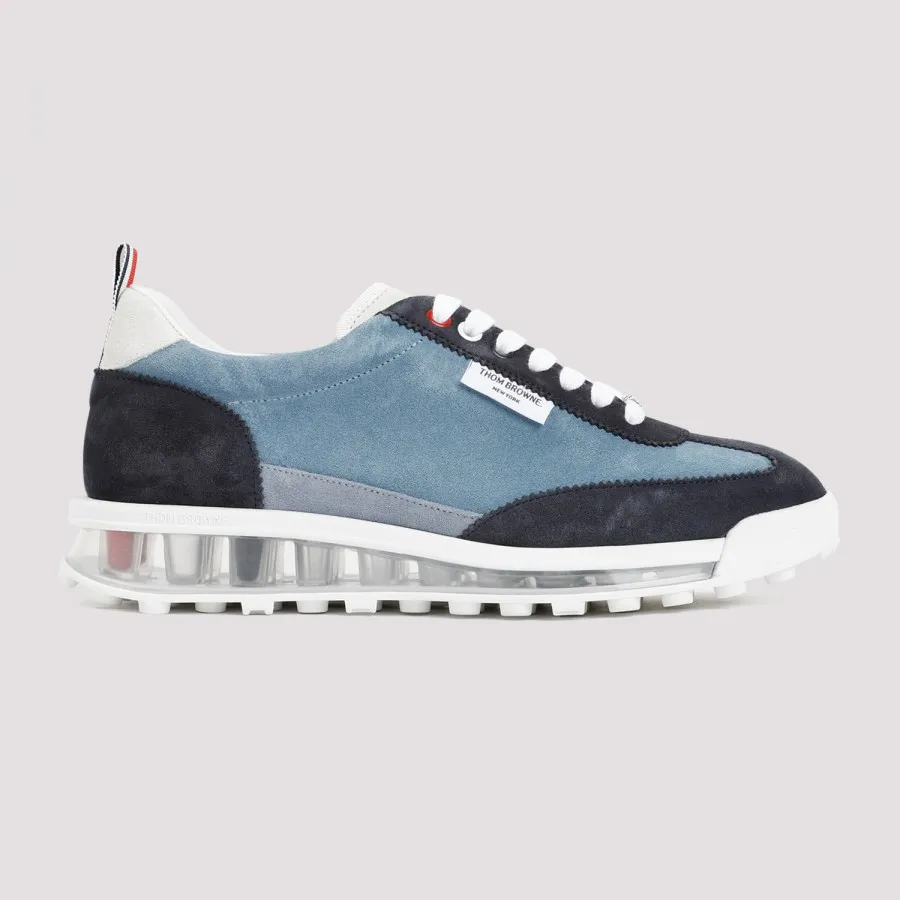 THOM BROWNE - Tech Runner Leather Sneakers