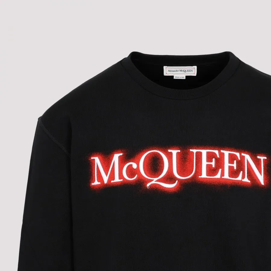 Alexander McQueen Sweatshirt 727295.QUZ24-0901 BLACK MIX | IlDuomo