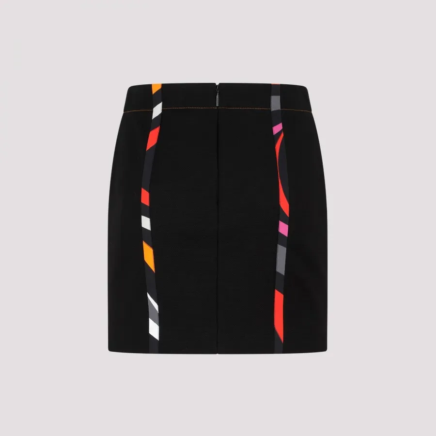PUCCI abstract-print pencil skirt - Blue