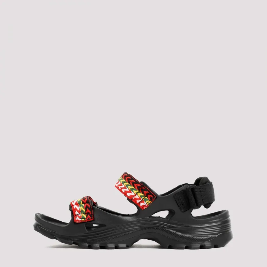 Lanvin x Suicoke Curb Laces Sandals FMSASS0NEVATA23-10 BLACK | IlDuomo