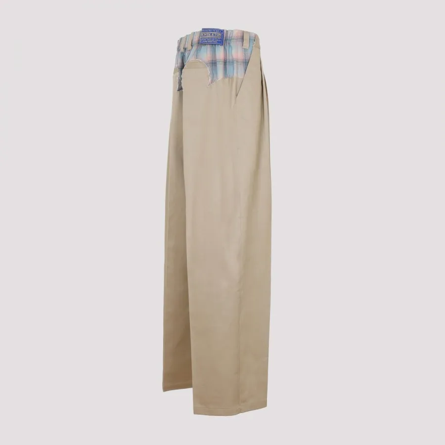 Maison Margiela Polyester Pants S67KA0046.S54042-114 BEIGE | IlDuomo