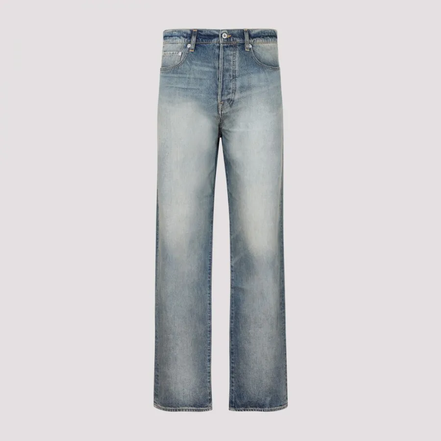 Kenzo Stone Bleach Asagao Straight Jeans FD65DP3316B7-DY STONE 
