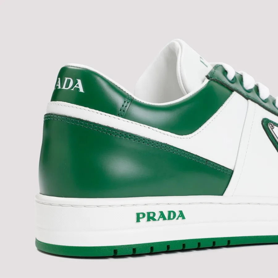 PRADA プラダ スニーカー 1E792M 3LKG レディース ローカット ダウンタウン レザー トライアングルロゴ シューズ 靴  F0DJT/BIANCO-MANGO : インポートセレクトmusee - 通販 - Yahoo!ショッピング