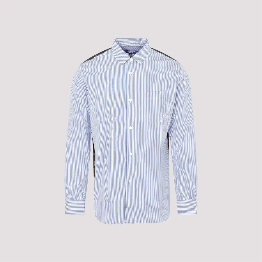 Junya Watanabe Cotton Shirt WLB016W23-1 WH BLU GRY R | IlDuomo