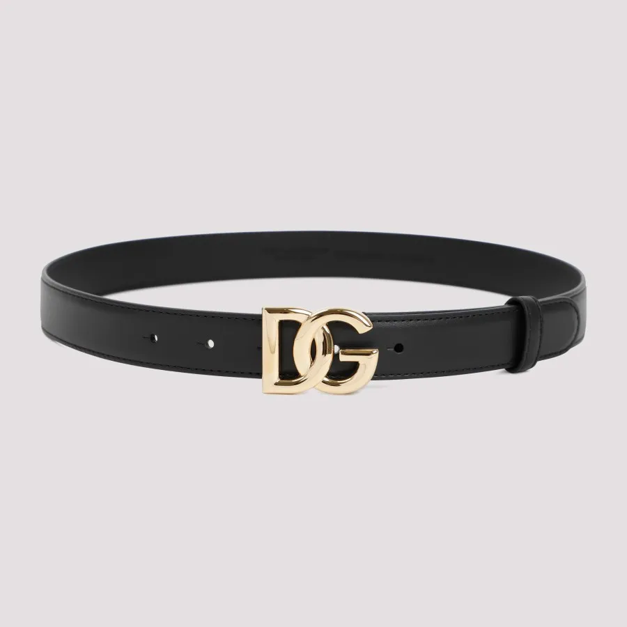 Dolce & Gabbana Logo Leather Belt BE1447.AW576-80999 NERO | IlDuomo
