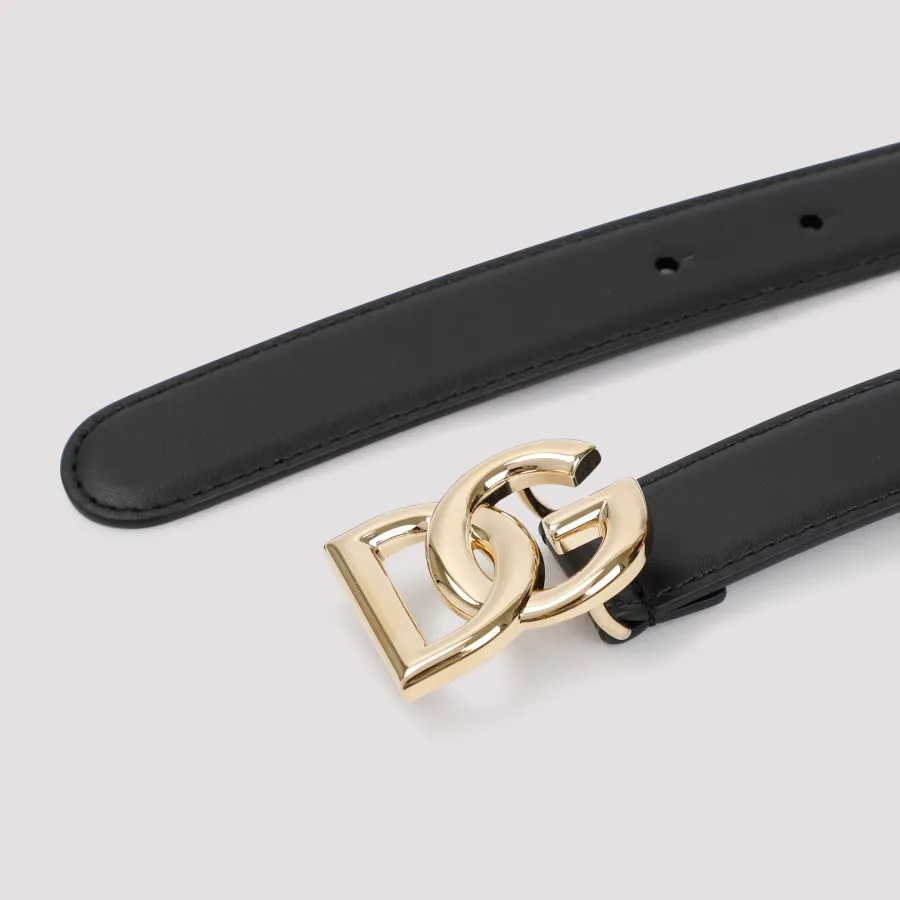Dolce & Gabbana Logo Leather Belt BE1447.AW576-80999 NERO | IlDuomo