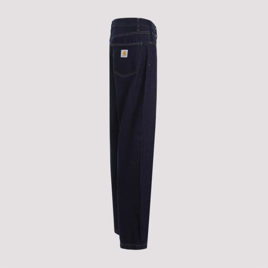 Carhartt Landon Cotton Pants In Light Blue