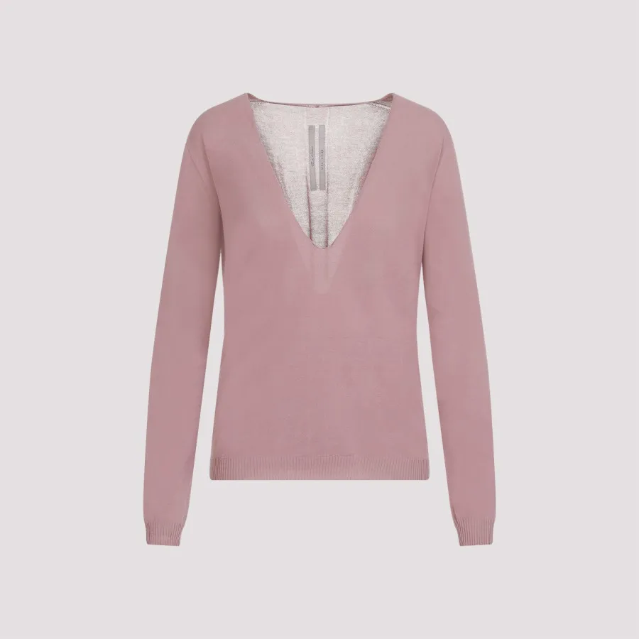 Rick Owens Dylan Cotton Pullover RP01D2616.C-63 DUSTY PINK | IlDuomo