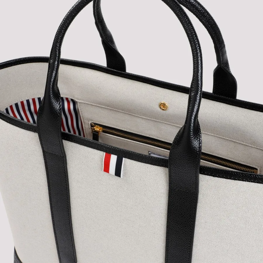 Thom Browne Off-White Medium Tool Tote