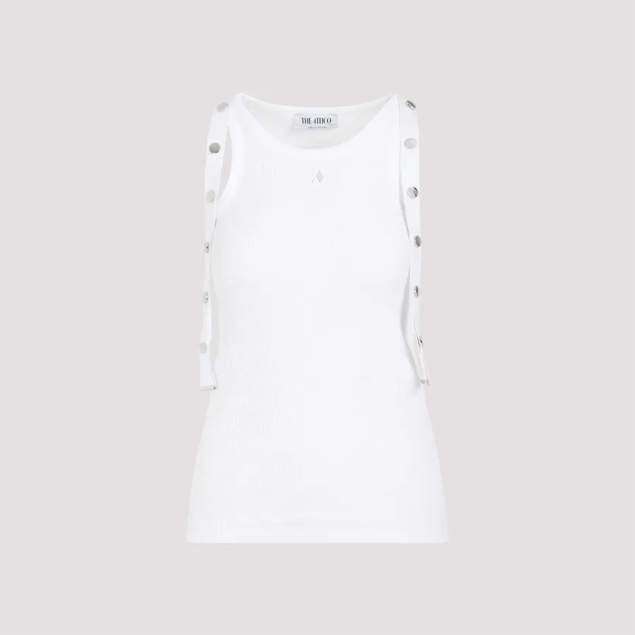 The Attico tank Top 241WCT229.J038-001 WHITE | IlDuomo