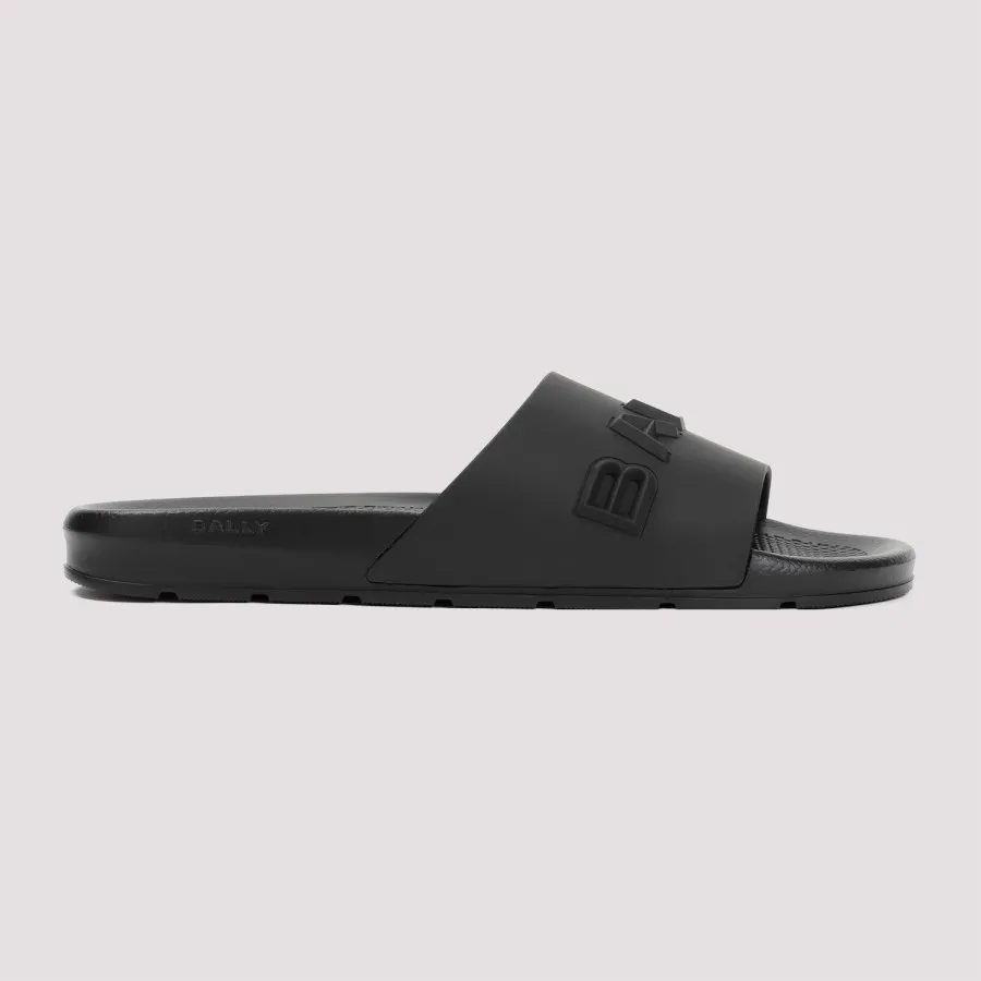 Bally Summer Rubber Slide MSS03N.TP003-U901 BLACK | IlDuomo