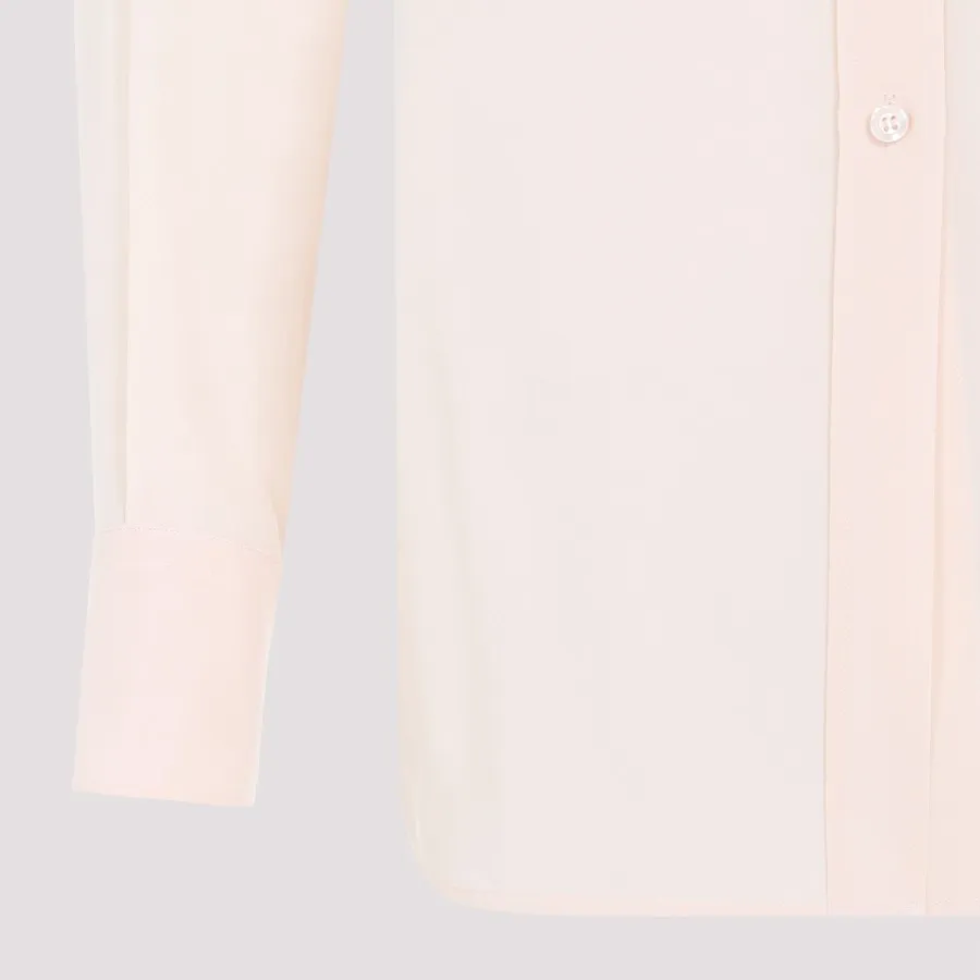 Rovigo Silk Crepe Long Sleeve Shirt