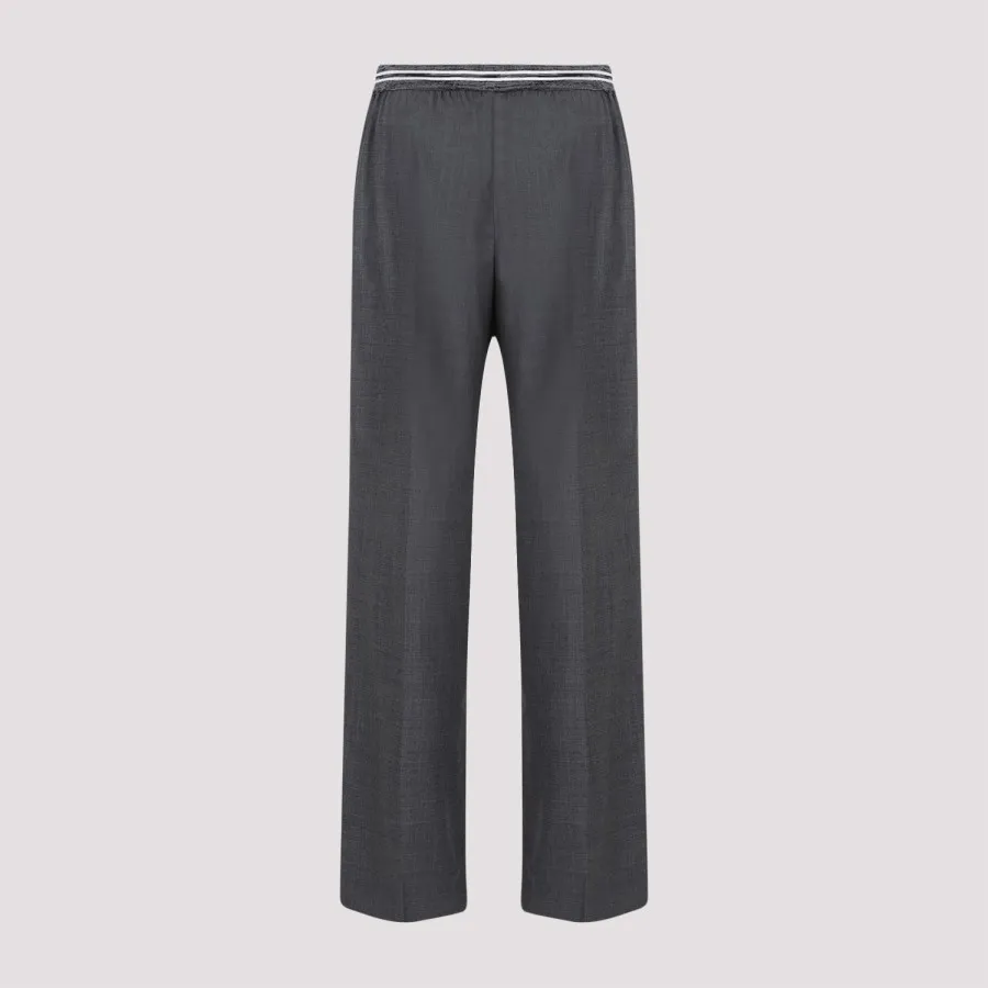 Miu Miu Trousers MP1759SOOO.11RF-F0480 ARDESIA | IlDuomo