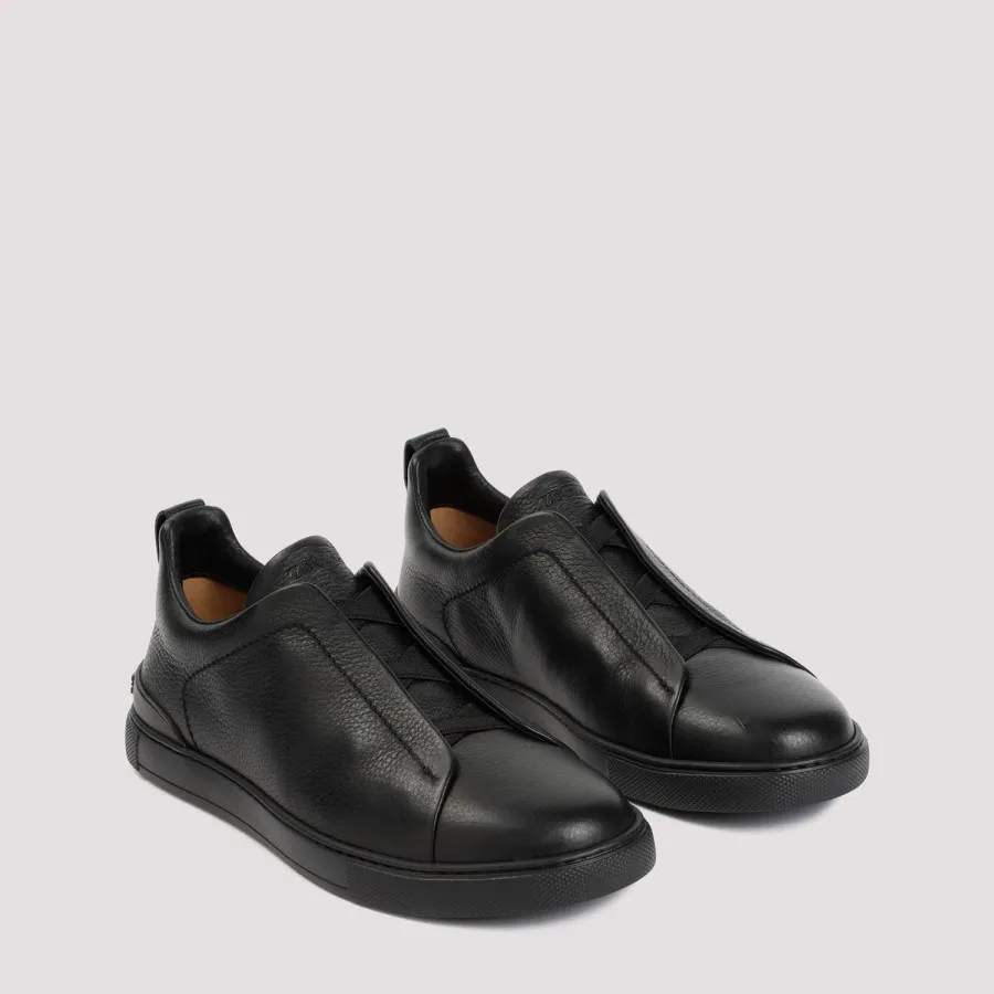 Zegna Triple Stitch Sneakers RLHCVO.S4667Z-NEE NERO UNITO | IlDuomo