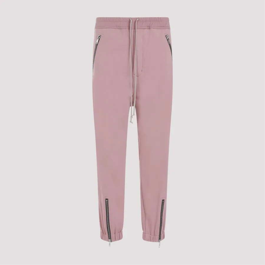 Rick Owens Tectuatl Track Pants RU01D3370.BA-63 DUSTY PINK | IlDuomo