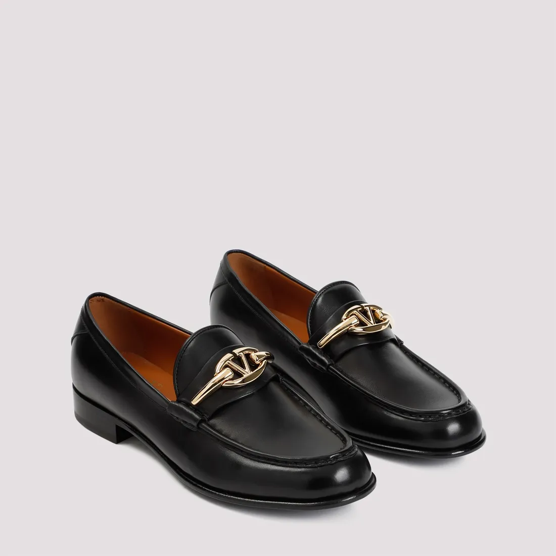 VLogo Gate leather mules