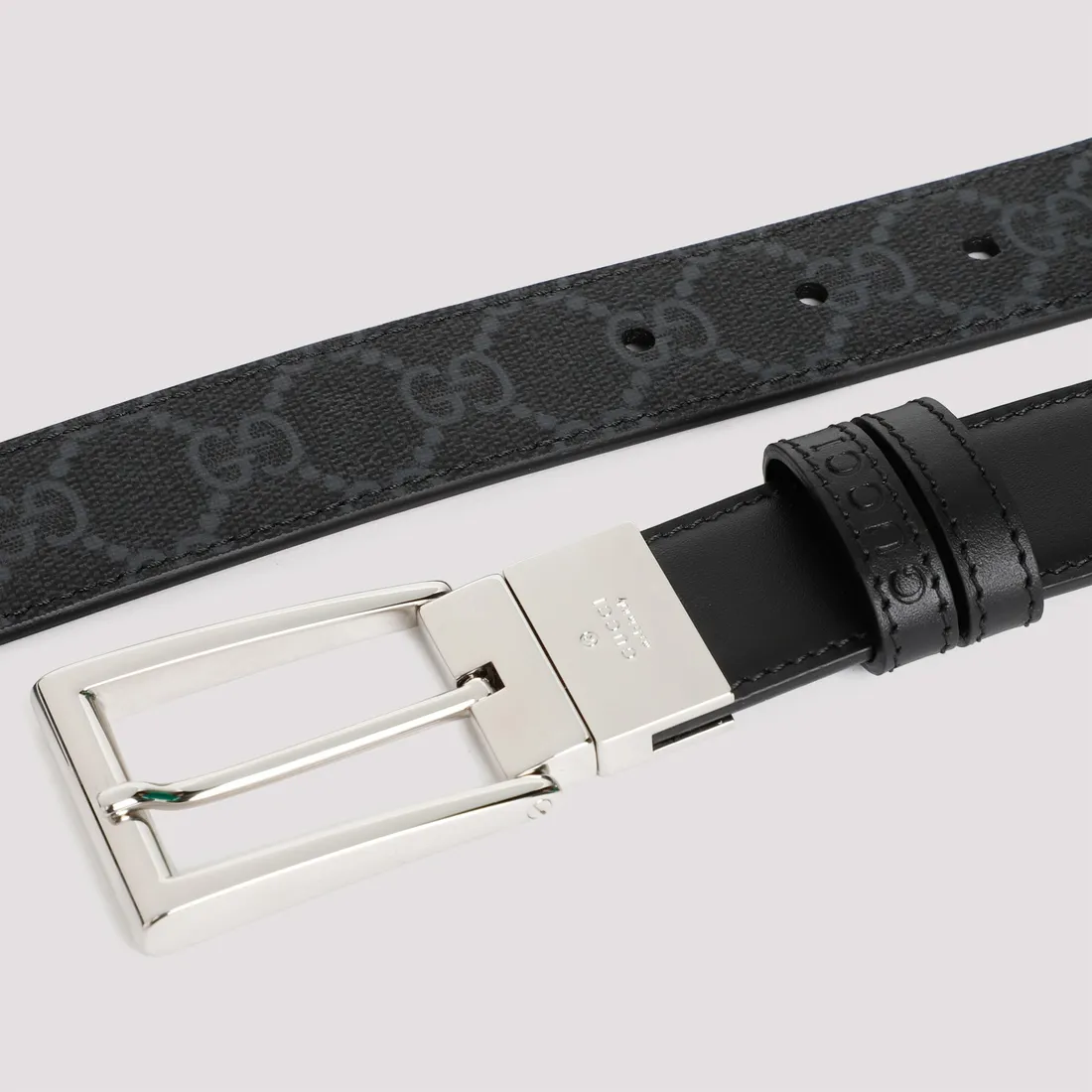 Gucci Reversible Signature Belt Black