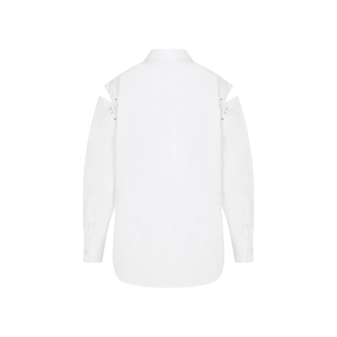 Alexander McQueen Shirt 790908.QAAAD-9000 OPTICAL WHITE | IlDuomo