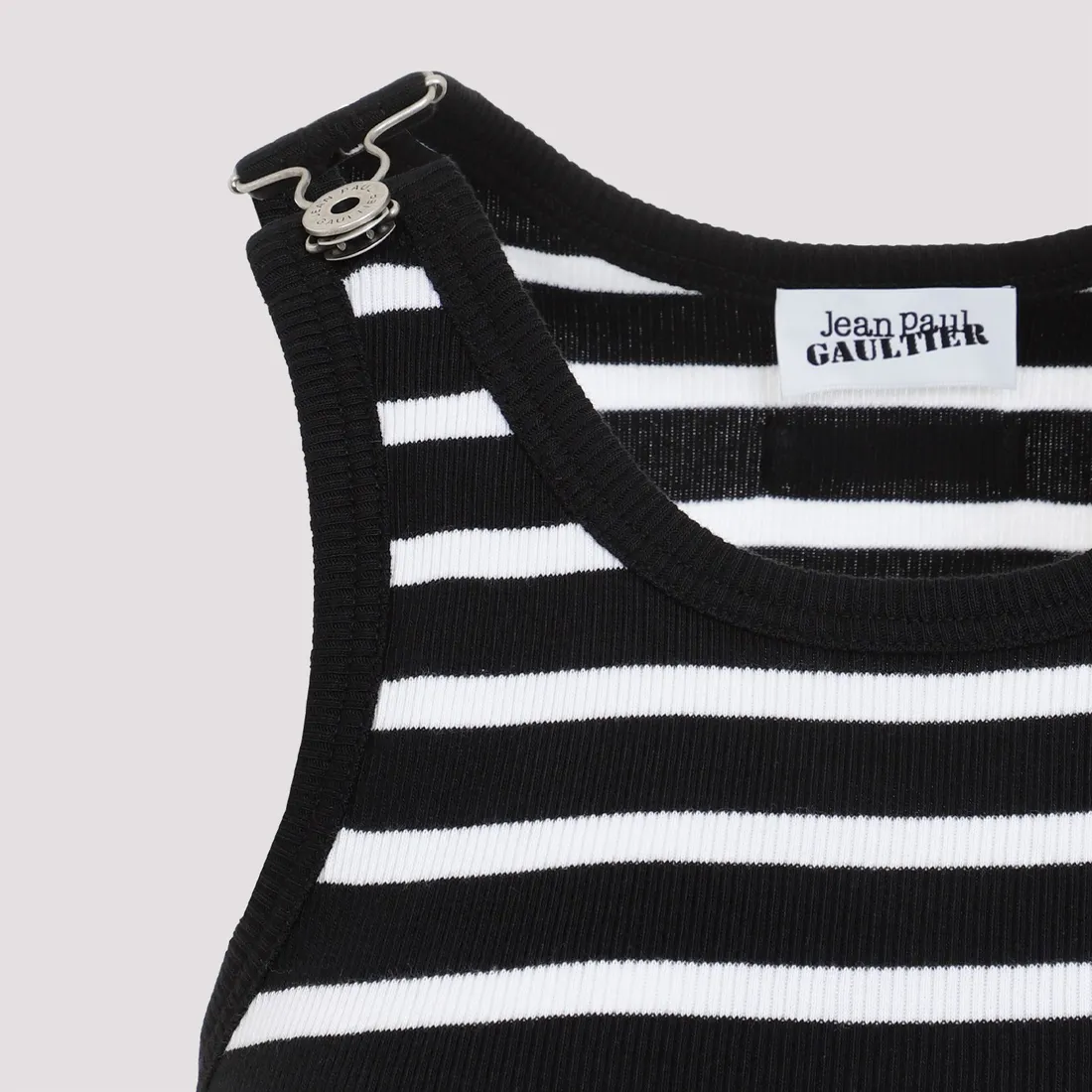 Jean Paul Gaultier striped hotsell tank top