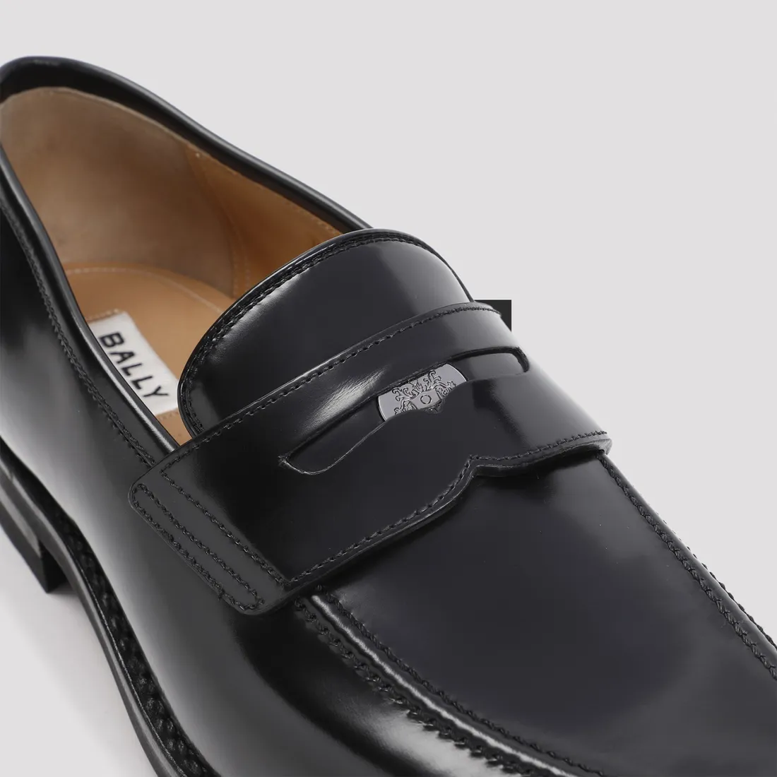 Buy Bally Mils Black Leather Loafers US 5.5