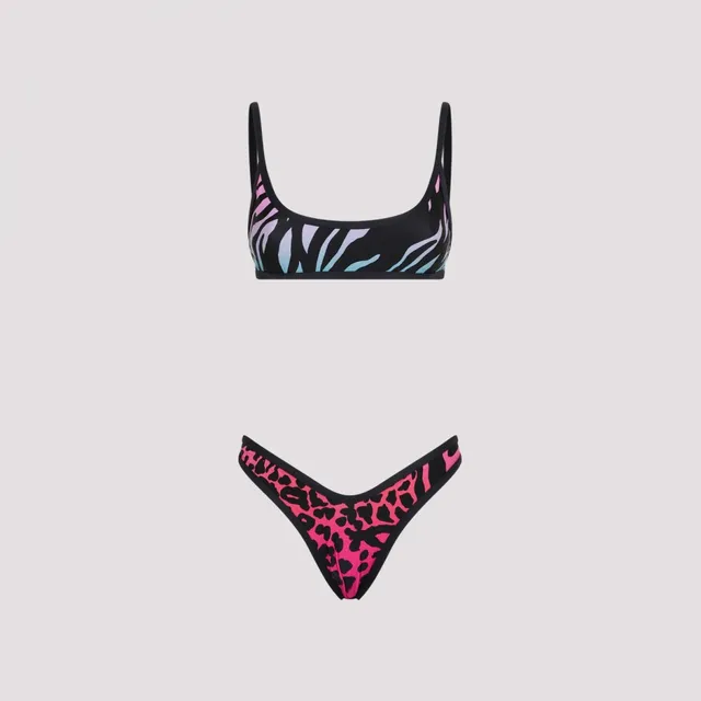 Oseree Swimwear Animalier Lumiere Bikini LPWS250-LEOPARD