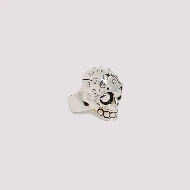 Alexander McQueen Skull Ring 748200.J160Y-0446 GOLD | IlDuomo