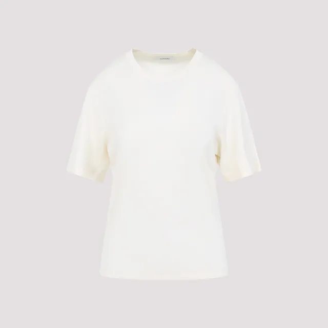 Chloe Logo T-shirt CH25SJH20191-101 WHITE | IlDuomo